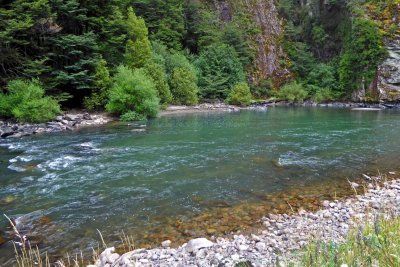 The Simpson River in Chile has a worldwide reputation for fly-fishing