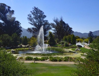Fountain at El Cuadro Ranch