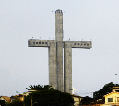 The Third Millennium Cross is 272 feet tall & 131 feet wide