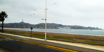 Island Princess docked in Coquimbo, Chile