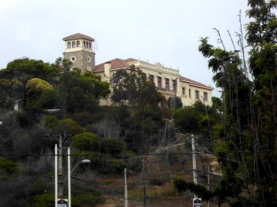 La Serena University sits high above La Serena
