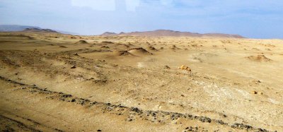 The Atacama Desert in Peru covers 49,000 square miles