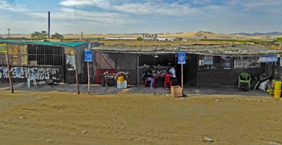 Desert Roadside Cafe in Peru