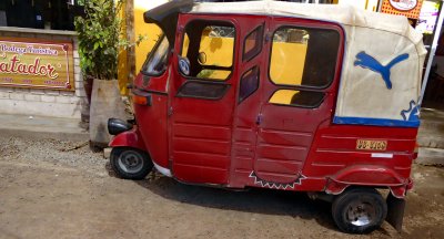 Tuk tuk at El Catador