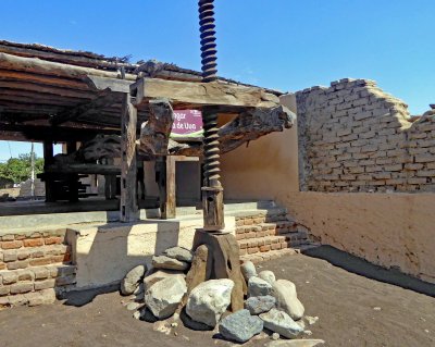 200-year old Wine Press in Peru