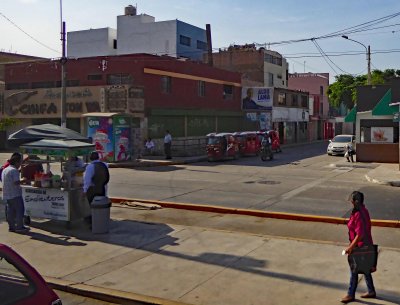 Street in San Jose (suburb of Lima, Peru)