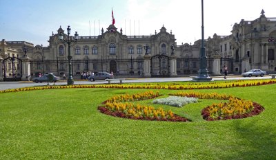 Governor's Palace in Plaza Mayor, Lima, Peru