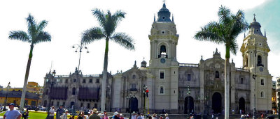Cathedral of Lima started by Pizarro in 1535