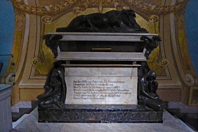 Pizarro's Tomb in the Cathedral of Lima