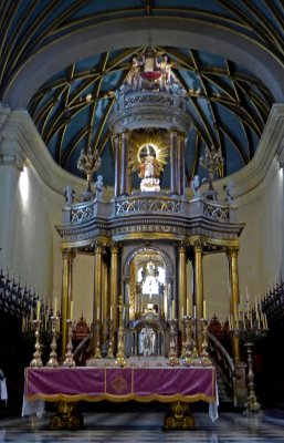 Main Altar in the Cathedral of Lima, Peru