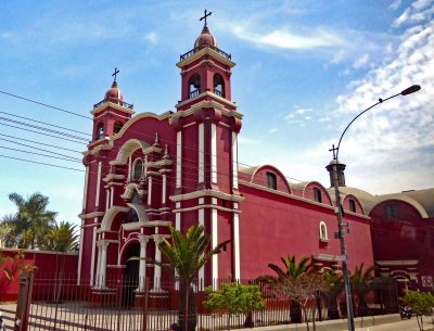 Basilica of Santa Rosa was built on the site where Saint Rose was born in Lima, Peru