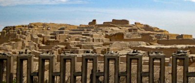 Huaca Pucllana (Pucllana Temple) in Lima dates to around 500 AD