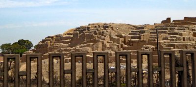 Huaca Pucllana (500 A.D.) is an Adobe & Clay Pyramid which consists of 7 staggered Platforms