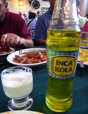 Pisco Sour & Inca Kola with Lunch in Lima, Peru