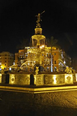 Fountain in Paza Major, Lima, Peru
