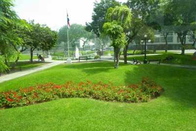 Kennedy Park in the Miraflores Neighborhood of Lima