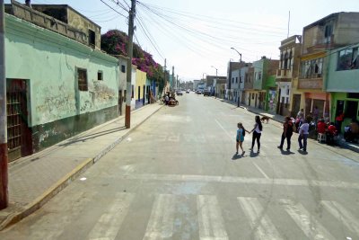 Street in Callao, Peru