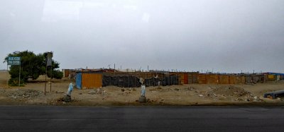 The more recent the Pueblos Jovenes (shanty towns), the more temporary they appear