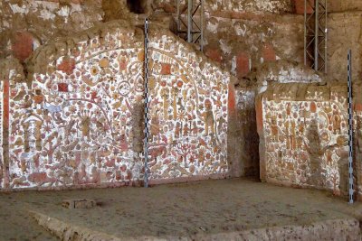 The Mural of Myths in the Ceremonial Enclosure at the Temple of the Moon