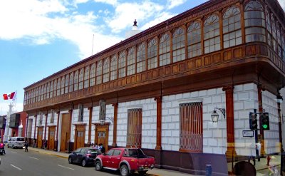 Colonial Building in Trujillo, Peru