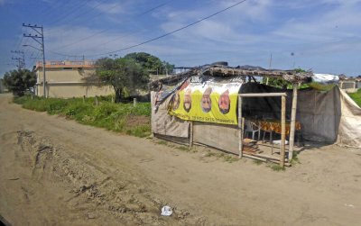 Roadside Cafe near the Ivory Nut Factory, Montecristi, Ecuador