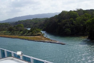 Original Panama Canal started by the French in 1881