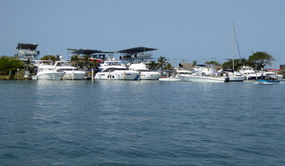 New Boats in the Inner Harbor of Cartagena, Colombia