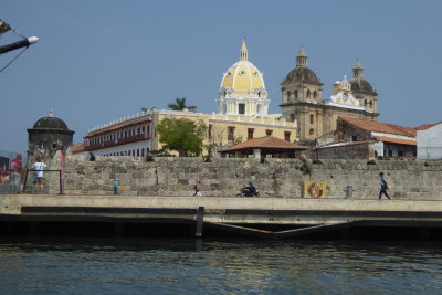 The Old City of Cartagena, Colombia is surrounded by 7 Miles of Stone Walls (completed 1796)