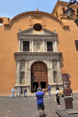 Plaza de Santa Domingo in Cartagena, Colombia was once a Market for Slave Trading