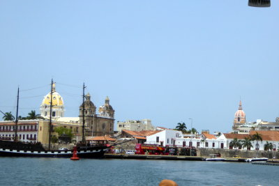 The Old City of Cartagena from the Bay of Cartagena
