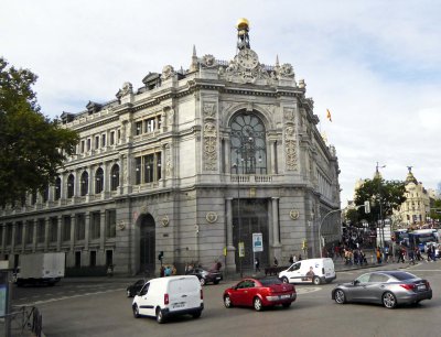 The Central Bank of Spain in Madrid