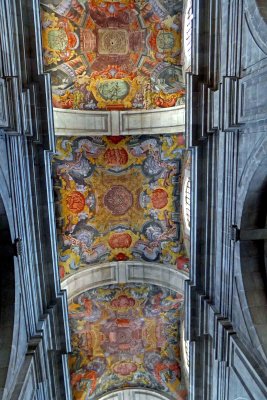 Frescoes on the ceiling of the Lamego Cathedral