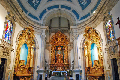 Inside the Church of Our Lady of Remedies