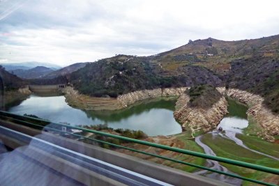 Small dam near Lamego, Portugal