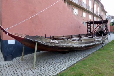 Rabelo boats are the traditional Portuguese boats used to transport 40-60 Casks of Port wine on the Douro River