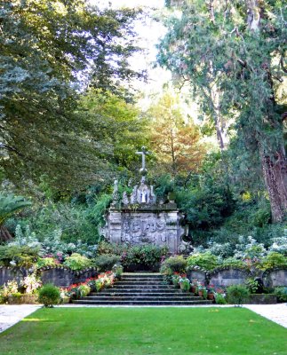 Fountain of Our Lady of Vendome in Quinta da Aveleda Gardens