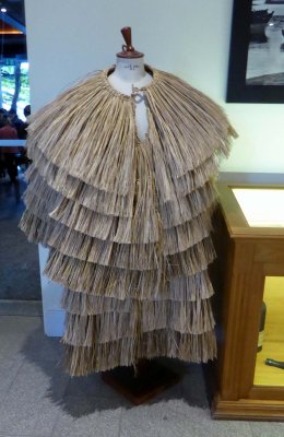 Historic straw suit worn by workers in Portuguese vineyards