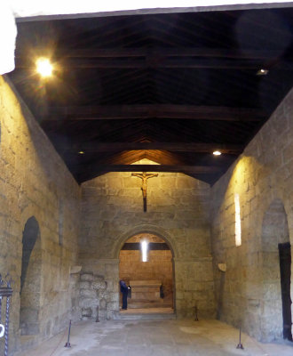 Legend says the Church of Sao Miguel do Castelo was the place of baptism for future King Alfononso I