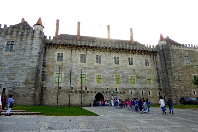 Palace of the Dukes of Braganza was built in the 1420s in Guimaraes, Portugal