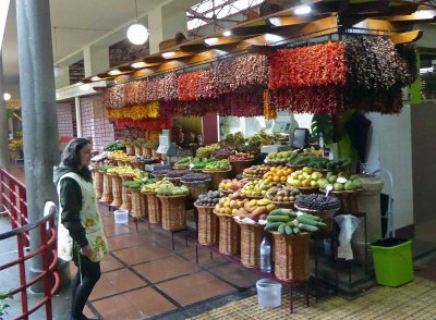 The Farmer's Market in Funchal, Madeira, Portugal