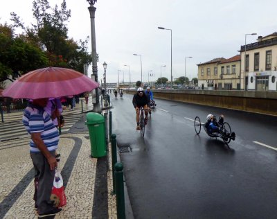 European Triathalon in the rain in Madeira, Portugal