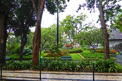 The Municipal Garden in Funchal, Madeira was established in 1885