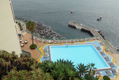 Lower Pool at the Pestana Carlton Madeira Hotel