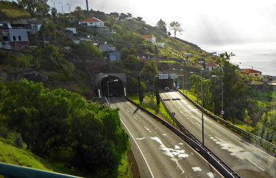 12% of the roads on Madeira Island are in tunnels