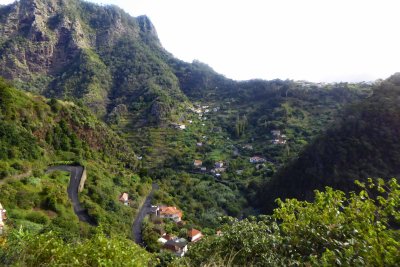Valley village on Madeira Island