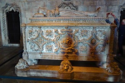 Vasco da Gama's remains were moved to Jeronimos Monastery in 1880 (356 years after he died in India)