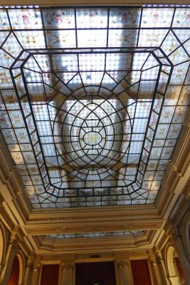 Skylight in the Hotel Avenida Palace in Lisbon, Portugal