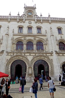 Rossio Railway Station opened in May 1891 in Lisbon