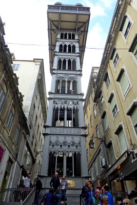 Elevador de Santa Justa is a 19th century lift in Lisbon