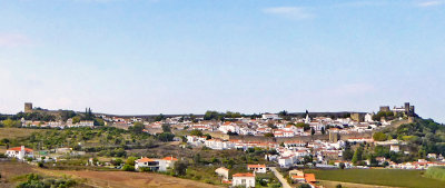 The fortifications of Obidos were started by the Moors after 713 A.D.